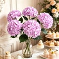 thumbnail image 4 of ZZHZGZ Clearance Sale Bunchs Porch Hydrangea Realistic Outdoor Hydrangea for Kitchen Courtyards, 4 of 5