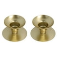thumbnail image 1 of Candelabros seguros y prácticos, portavelas de hierro, adornos de estilo Simple limpiables para Decoración de mesa, 2 uds., 1 of 5