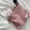Dark pink, variant on Large Women Leopard Cosmetic Bag Canvas Waterproof Zipper Make Up Bag Travel Washing Makeup Organizer Beauty Case