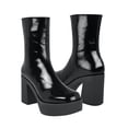 thumbnail image 1 of BOTINES STYLO MUJER 147-04 CHAROL NEGRO, 1 of 4