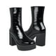 thumbnail image 1 of BOTINES STYLO MUJER 147-04 CHAROL NEGRO, 1 of 4