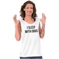 thumbnail image 4 of I Sleep With Dogs Pet Owner Funny Plus Size Graphic Tank Top Brisco Brands 2X, 4 of 5