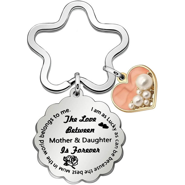 Mom Keyring Appreciation Keychain Rings Mommy Infinite Love Key Chain from Son Daughter Walmart