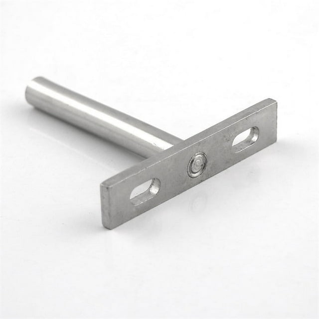 Jinsinto Hidden T Shape Wall Shelf Bracket, 4 Pieces Hidden Fixing Metal Brackets for Floating Shelf 10*70mm