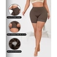 thumbnail image 3 of USEASY Shapewear Shorts for Women Under Dresses Tummy Control Mid Waisted Seamless Slimming Underwear with Lace, 3 of 6
