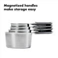 thumbnail image 3 of Vasos medidores OXO Good Grips de acero inoxidable, 4 piezas, 3 of 6