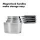 thumbnail image 3 of Vasos medidores OXO Good Grips de acero inoxidable, 4 piezas, 3 of 6