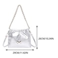 thumbnail image 2 of Bolso Embrague Mariposa PU Cuero Bandolera para Mujer, 2 of 9