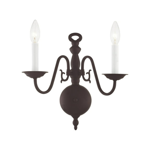 Livex Lighting Williamsburgh Wall Sconce in Bronze