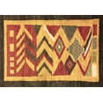 thumbnail image 1 of Ahgly Company Indoor Rectangle Abstract Brown Contemporary Area Rugs, 8' x 10', 1 of 4