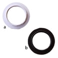 thumbnail image 4 of Inteprter 100 Uds. Pantallas de lámpara de plástico anillos de pantalla adaptador de luz de soporte de bombilla desmontable de retención blanca Electrónica Negro, 4 of 6