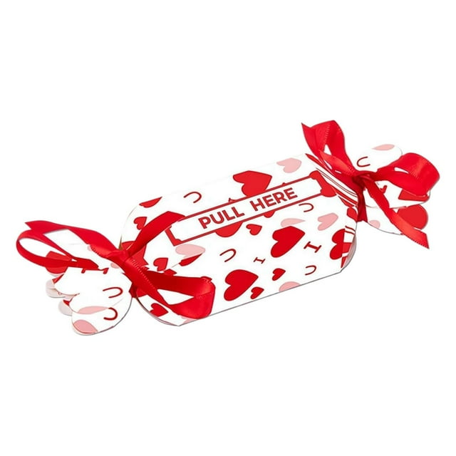 Box for Gift Pull Valentin'S Day Pull Candy Valentin'S Day Box for Gift Candy Holders Diy Pull Kit for Gift Wrapping Paperwrapping Sheet Roll Paper Decorative Paper Kraft Paper Patterned Paper Adhesi