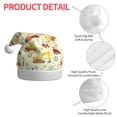 thumbnail image 4 of Fuzoiu Heavy Equipment Print Santa Hat Christmas Hat for Adults,Santa Hats with Pompom, Unisex Xmas Holiday Hat for Christmas New Year Festive Party Supplies, 4 of 6