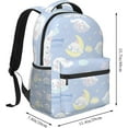 thumbnail image 2 of Cinnamoroll Anime Cinnamoroll Backpack For Outdoor Travel Laptop Backpack Shoulders Casual Daypack For Unisex Cartoon With Keychain, 2 of 5