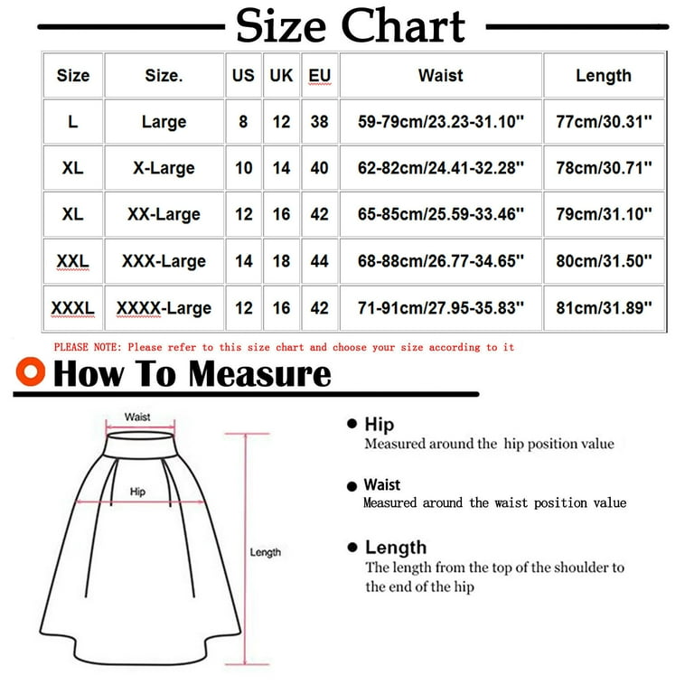 Dianli Plus Size Skirts for Women Solid Maxi Summer Skirt Beach