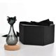 thumbnail image 4 of Storm Glass Weather Forecaster Anderson Cat Barometer Forecaster Weather Station Cloud Storm Crystal Weather Forecast Bottle - good, 4 of 5