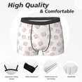 thumbnail image 2 of Men's Boxer Briefs, funny garlic cloves Soft Comfy Mens Underwear Boxer Briefs Breathable With Widen Waist, 2 of 7