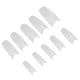 thumbnail image 2 of 500pcs Uñas postizas de estilo natural francés Color natural Artificial Cubierta completa Puntas de uñas postizas (Transparente), 2 of 6