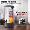thumbnail image 2 of Commercial Coffee Urn 50 Cup Stainless Steel Coffee Dispenser Fast Brew, 2 of 3