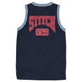 thumbnail image 3 of Disney Men's Stitch Tank Top Basketball Jersey, Classic Printed Stitch Jersey Navy - 2XL, 3 of 6