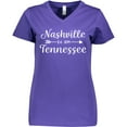 thumbnail image 3 of Inktastic Nashville Tennessee Est.1779 Women's V-Neck T-Shirt, 3 of 5