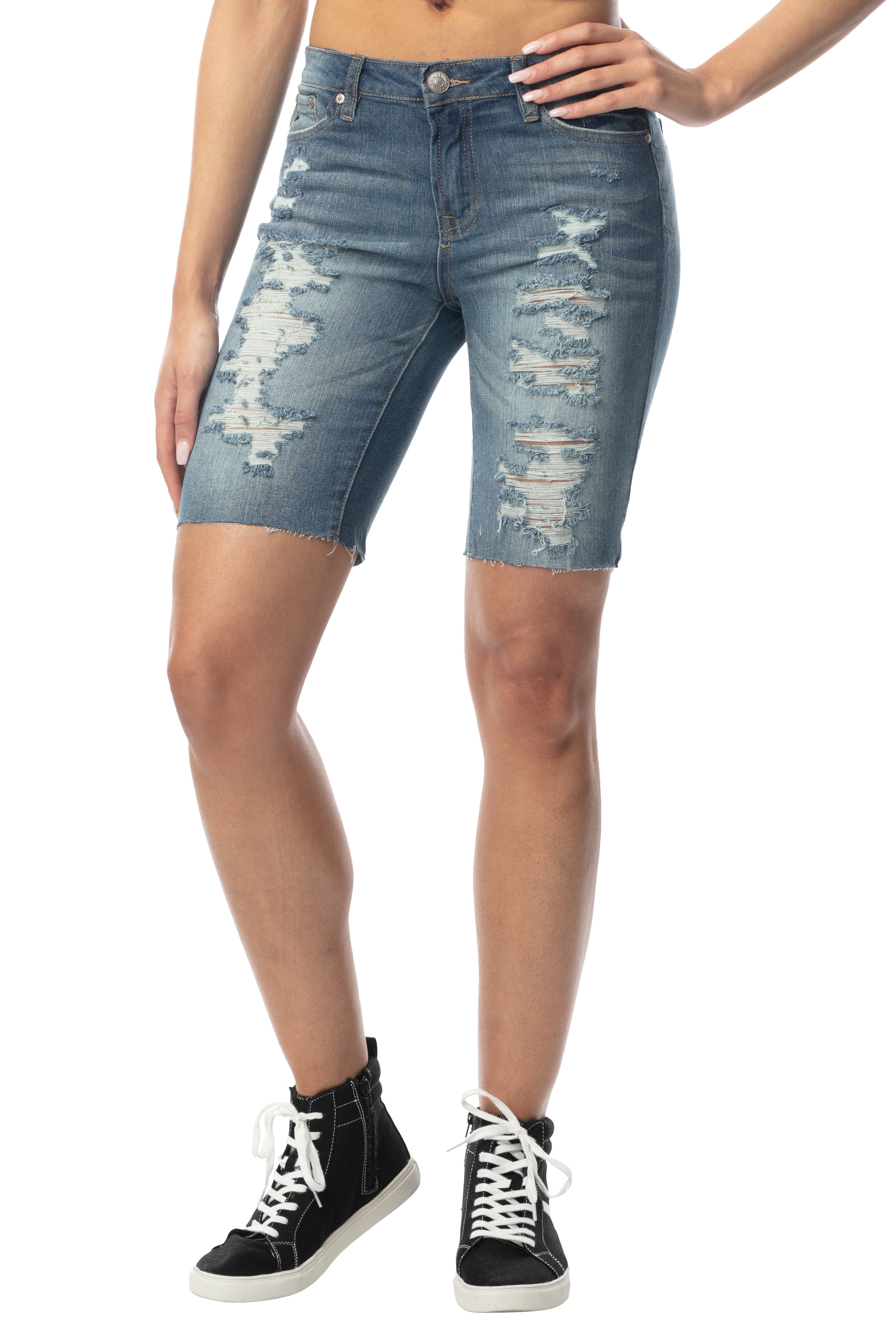 Destructed Bermuda Short 
