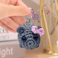 thumbnail image 5 of Sad Hamster Hooked Doll With Music And Keychain Knitted Sad Hamster Crochet Plush Hamster Meme With Bow Cute Minin Gifts Decor, 5 of 7