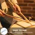 thumbnail image 2 of 1 par de baquetas para timbales con parche de fieltro, instrumento de percusión para practicar tocando mazos de batería, martillo de tambor de doble parche para timbales y cajas, color azul, 2 of 8