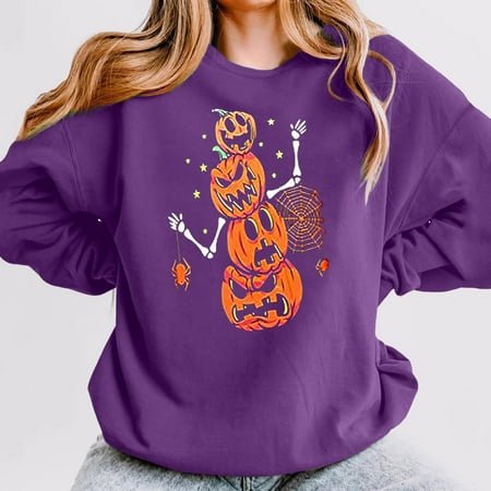 MKLEKYY Robe Pull Mode Dames Imprimé Manches Longues Col Rond Pull