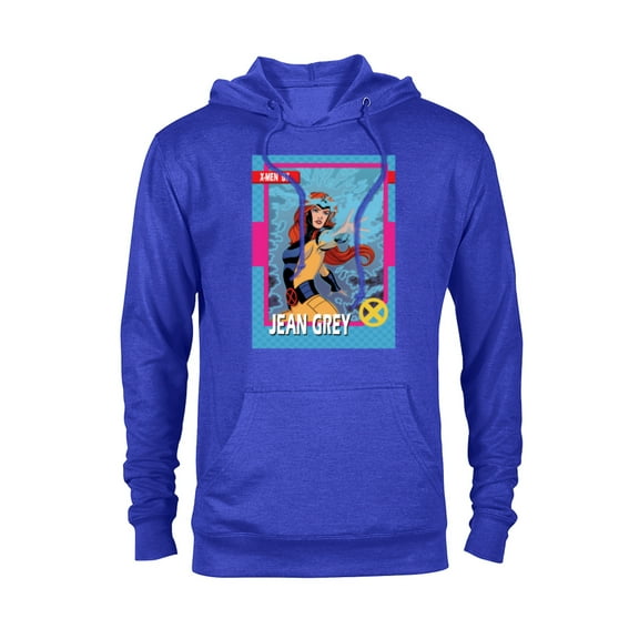 Marvel Studios X-Men ’97 Jean Grey Retro Trading Card- Pullover Hoodie for Adults - Customized-Royal