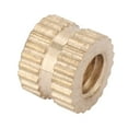 thumbnail image 4 of Insert Moldedin, M4 Cylindre en Laiton Moleté Laiton Insert Écrou Intégré Fidèle à Sa Promesse, 4 of 8