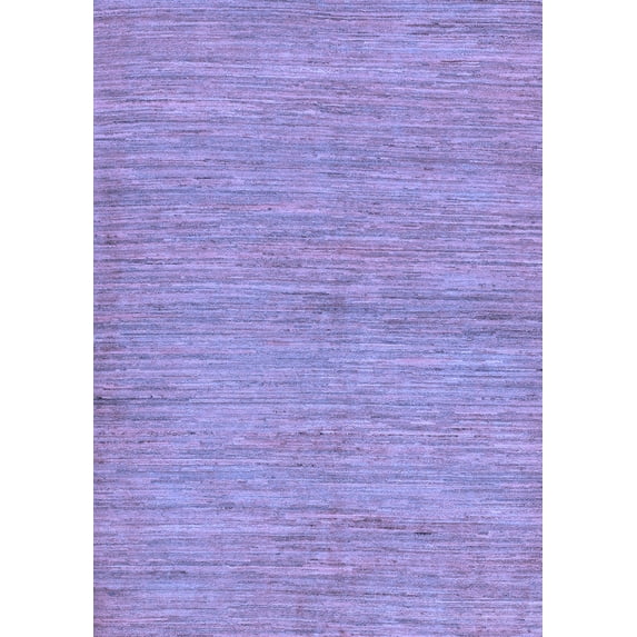 Ahgly Company Machine Washable Indoor Rectangle Abstract Blue Modern Area Rugs, 5' x 7'