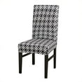 thumbnail image 1 of RisingPro Spandex Stretch Wedding Banquet Chair Cover Morocco Party Decor Dining Room Seat Cover, 1 of 6