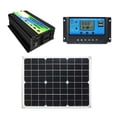 thumbnail image 3 of Kit de sistema de energía solar de 300 W, 12 V, inversor, doble USB, indicador LED, 30 A, 12 V, 24 V, controlador, panel solar de 18 W y 18 V., 3 of 14