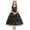 Black, variant on IBTOM CASTLE Embroidery Flower Girl Lace Dress for Kids Wedding Pageant Party First Communion Dresses Princess Bridesmaid Maxi Gown 7-8 Years Apricot