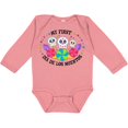 thumbnail image 3 of Inktastic My 1st Dia De Los Muertos with Sugar Skulls and Flowers Boys or Girls Long Sleeve Baby Bodysuit, 3 of 5