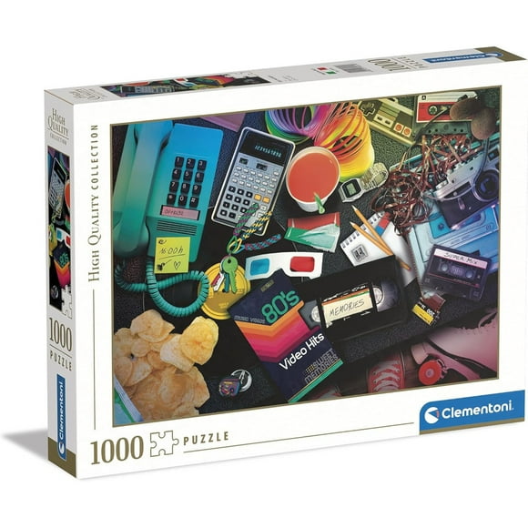 Rompecabezas Nostalgia de los 80 Clementoni 1000 piezas