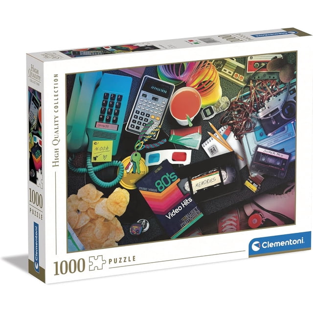 Rompecabezas Nostalgia de los 80 Clementoni 1000 piezas