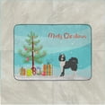 thumbnail image 3 of Carolines Treasures CK3452RUG Black & White Elo Dog Christmas Tree Machine Washable Memory Foam Mat, 3 of 4