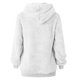 thumbnail image 5 of Pntutb Moda Mujer Cremallera Cuello en V Jersey tops Blusa de manga larga con capucha Sudadera Pntutb Pntutb-2199, 5 of 5