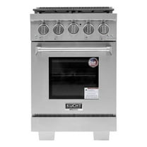 Pemberly Row 24" Propane Gas Range in Stainless Steel with True Simmer Burners