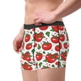 thumbnail image 4 of Daiia Hand Drawn Tomatoes Men's Underwear Boxer Briefs, Cotton Stretch Moisture-Wicking Underwear-Small, 4 of 9