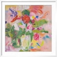 thumbnail image 2 of Art.com Pink Impressionism Art Print by Farida Zaman, White Frame Wall Art, 29" x 29", 2 of 5