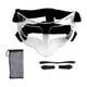 thumbnail image 1 of Protector nasal para actividades faciales con nariz rota y acolchado de espuma ajustable. Negro claro, 1 of 9