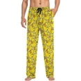 thumbnail image 4 of Top-kevin Christmas Snowflakes Pajama Pants White Black Texture Lounge Sleepwear PJs Men's Pajama Bottoms Lightweight Sleep Pants S, 4 of 11