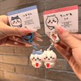 thumbnail image 1 of Chiikawa Magnetic Keychain Cute Cartoon Hachiware Chiikawa Doll Pendant Keychains Couple Friends Creative Magnetic Keychain Gift, 1 of 5