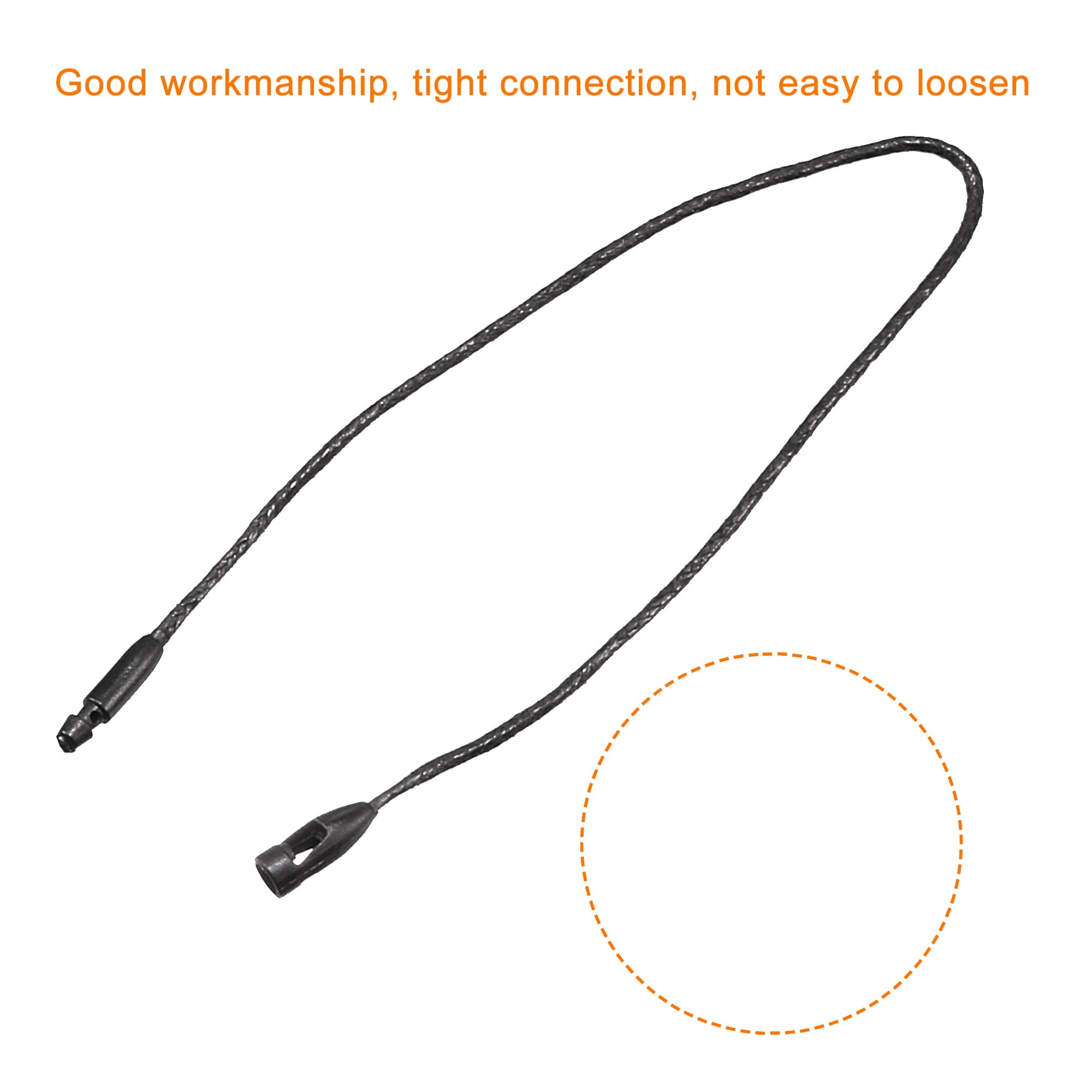 Uxcell Wax rope Hang Tag String Snap Lock Price Tag Fastener Ties