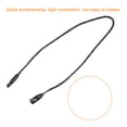 thumbnail image 4 of Uxcell Wax rope Hang Tag String Snap Lock Price Tag Fastener Ties black 7.8 inch 100pcs, 4 of 5