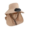 thumbnail image 4 of Womens Sun Hat Solar Fisherman Hat Men'S Full Protection Sun Hat Outdoor Fan Hat Sun Hat, 4 of 6