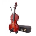 thumbnail image 1 of Mini modelo de instrumento musical, violín, adornos, accesorios para el hogar, accesorios de fotografía, regalo de cumpleaños, artesanía de madera, 1 of 1